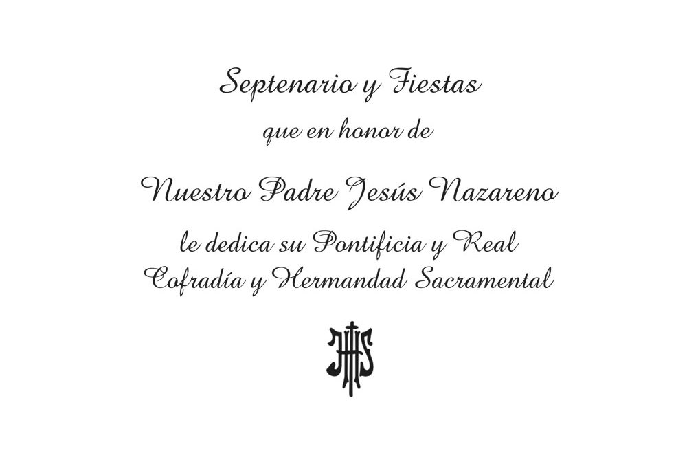 Programa Nazareno Mayo 2019
