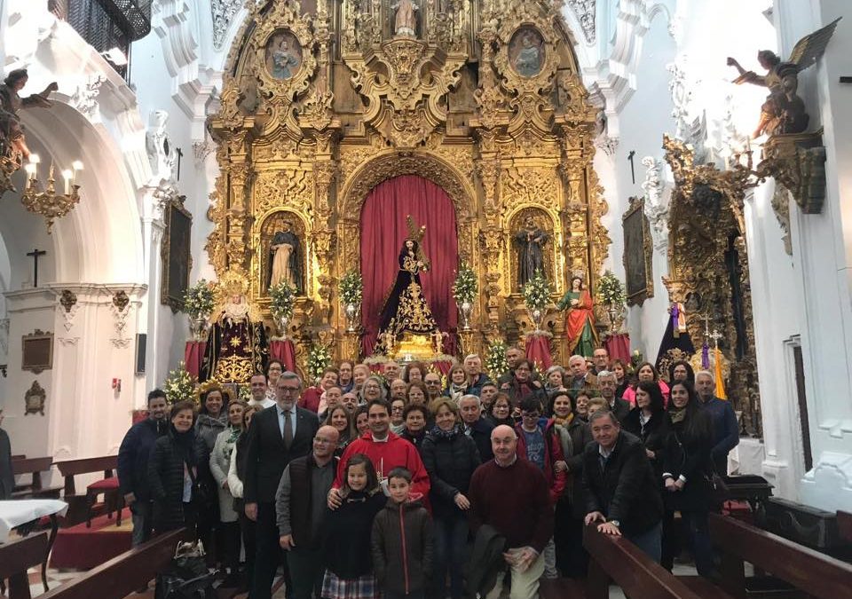 Peregrinación de la Parroquia de la Coronación de la Virgen, San Fernando y San Antón de Carmona